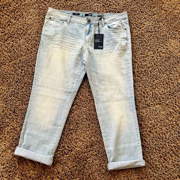 Light Blue Boyfriend Jeans - Picture 1 of 4